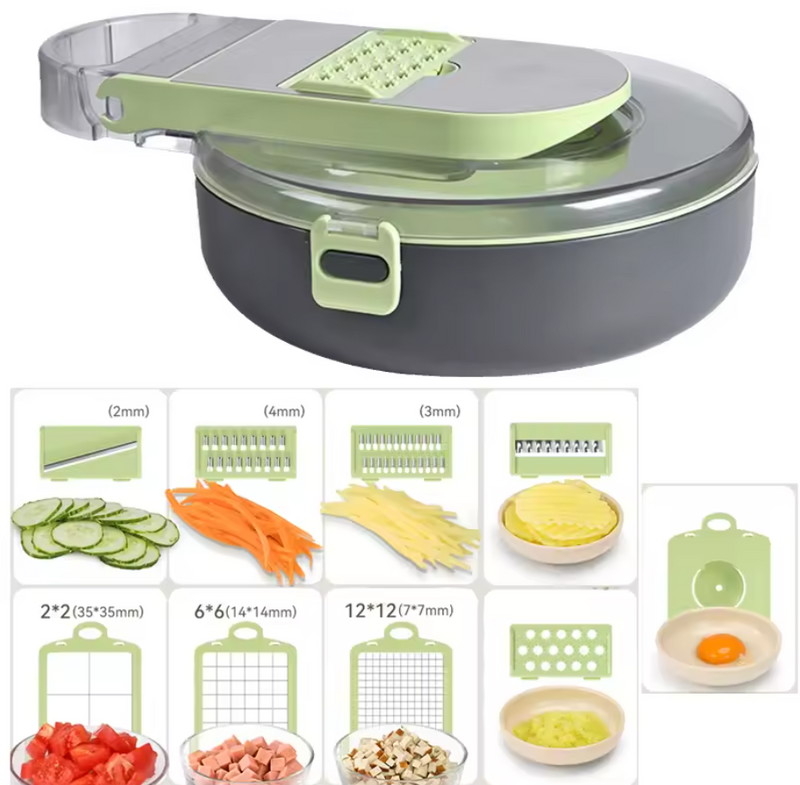 ⚡️KITCHEN HERO PRO 🍅SUPER RALLADOR DE COCINA  9 EN 1  IMPORTADO🥇ÚLTIMAS 50 UNIDADES🔥