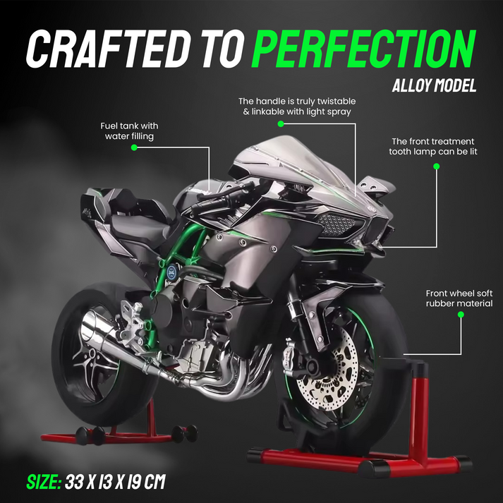 MOTO DE COLECCIÓN KAWASAKI NINJA H2R