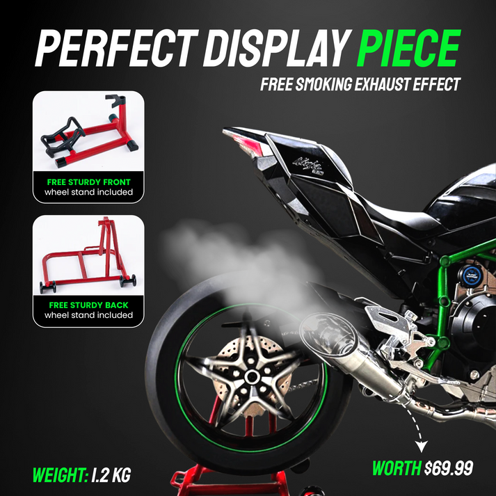 MOTO DE COLECCIÓN KAWASAKI NINJA H2R